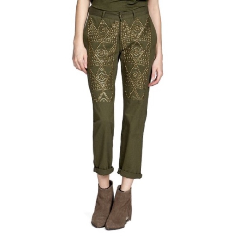 Miss Me Vintage utility cargo pants embellished 4